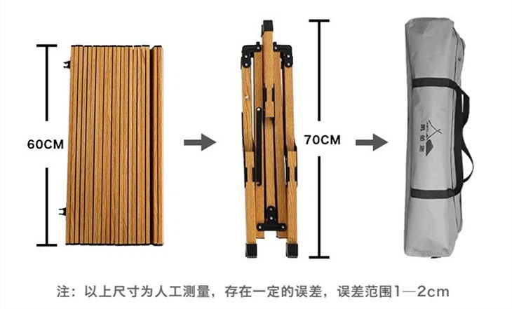 Aluminum Alloy Folding Roll Table Board